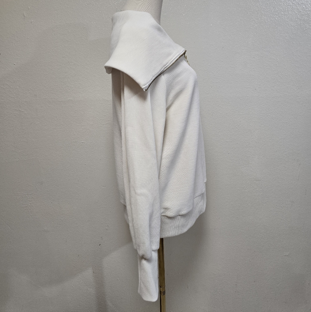 Varley Vine Ottoman Half Zip Pullover Ivory Size XS - Picture 7 of 11